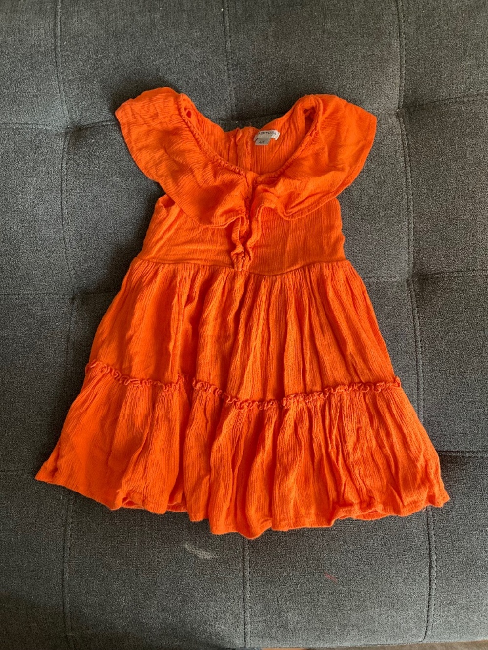 EUC Habitual Sleeveless Orange Girl's Dress Size 4/5